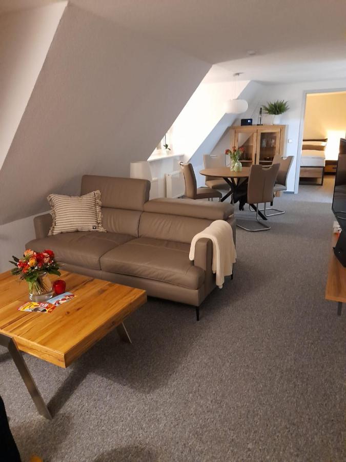 Ferienwohnung Himmel&Hölle, Heiligegeiststrasse 22 Quedlinburg Exterior foto